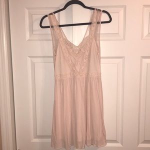 Forever21 Light Pink Lace Dress